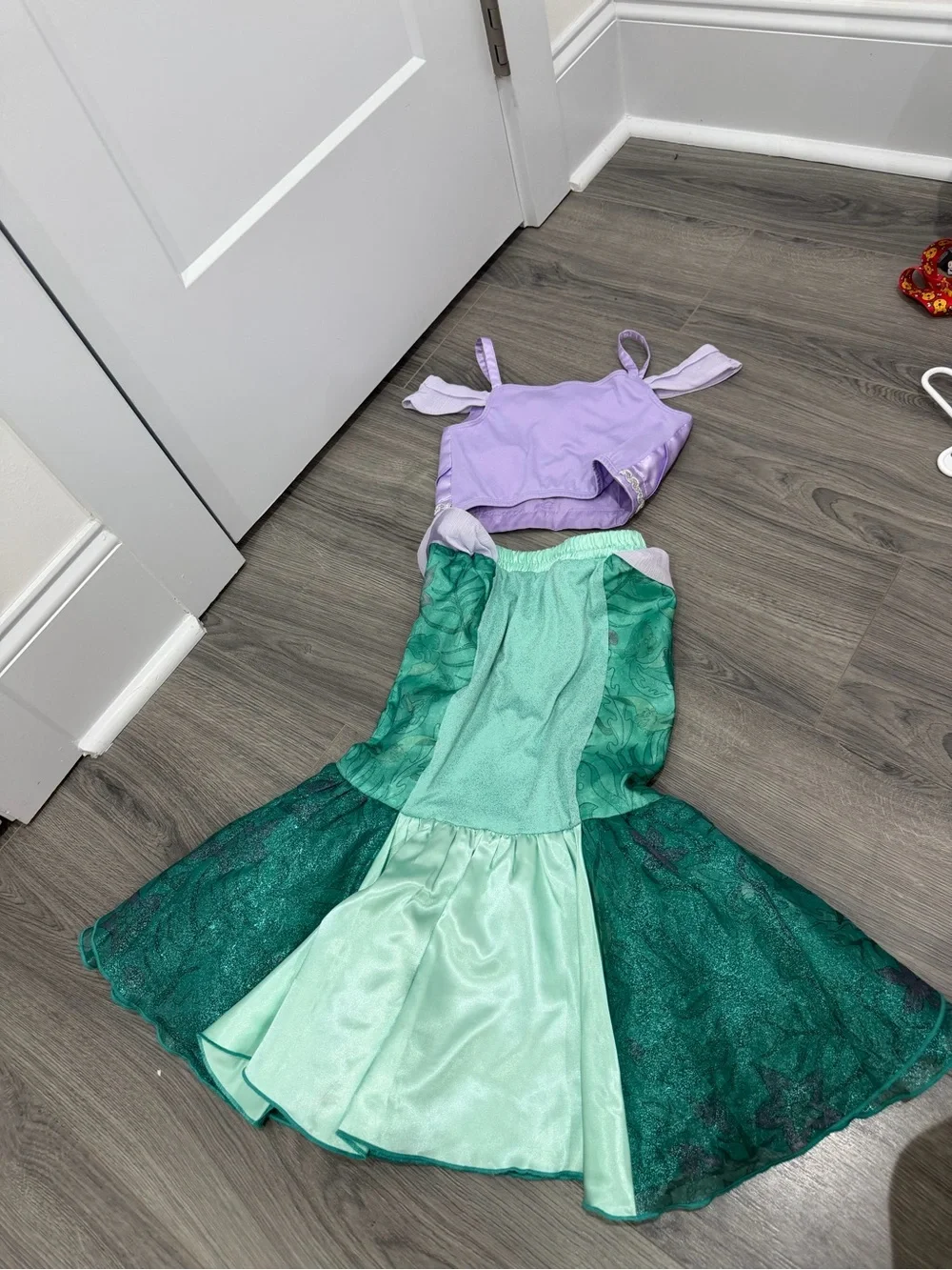 Disney Little Mermaid-Inspired Costume in Purple and Green